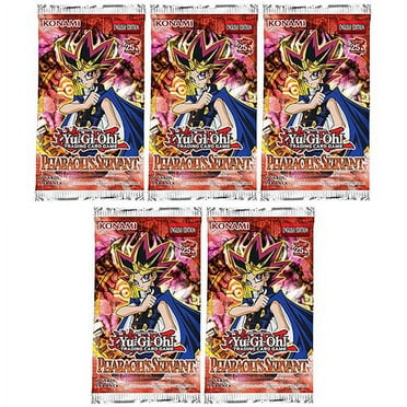Yu-Gi-Oh Cards - Pharaoh's Servant (25th Anniversary) - Booster PACKS (5 Pack Lot)