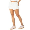 thumbnail image 5 of Celebrity Pink Women's Tie Front Fleece Shorts, Sizes XS-4X, 5 of 6