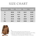 thumbnail image 3 of Warm Fleece Leopard Print Hoodie Pullover Women Y2K Vintage Oversized Long Sleeve Sweatshirt With Kangaroo Pocket Fall Casual Tops, 3 of 4