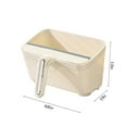 thumbnail image 3 of Desktop Trash Can With Scraper, Household Multifunctional Kitchen Table Food Waste Storage Bin, Desktop Cleaning Set With Scraper, 3 of 9