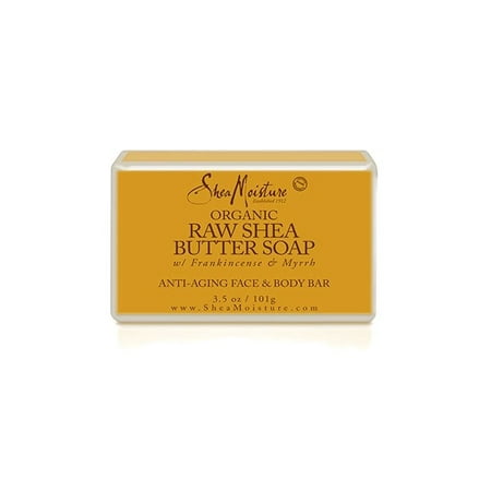 (2 pack) SheaMoisture Raw Shea Butter Bar Soap, 3.5 Oz