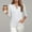 White, variant on TYGHBN Casual Loose Solid Color V Neck 3/4 Sleeve Shirt for Women Women Summer Shirts Women S T Shirts Long Sleeve Shirt Women for Layering Womens Shirts Casual Casual Shirts for Women Summer Long