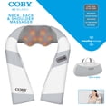 thumbnail image 3 of COBY Neck & Back Shiatsu Massager with Heat | Deep Tissue Kneading Massage Wrap for Shoulder, Neck, Upper/Lower Back, Waist & Thighs | 3D Rolling Balls & 3-Speed Intensity for Full Body Pain Relief, 3 of 6
