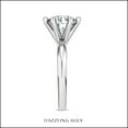 thumbnail image 4 of Dazzlingrock Collection IGI Certified 2.50 Carat Round Lab Grown White Diamond 6 Prong Classic Solitaire Engagement Ring for Women in 14K Solid White Gold Size 5, 4 of 5