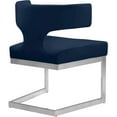 thumbnail image 4 of Meridian Furniture Alexandra Navy Velvet Dining Chair, 4 of 7