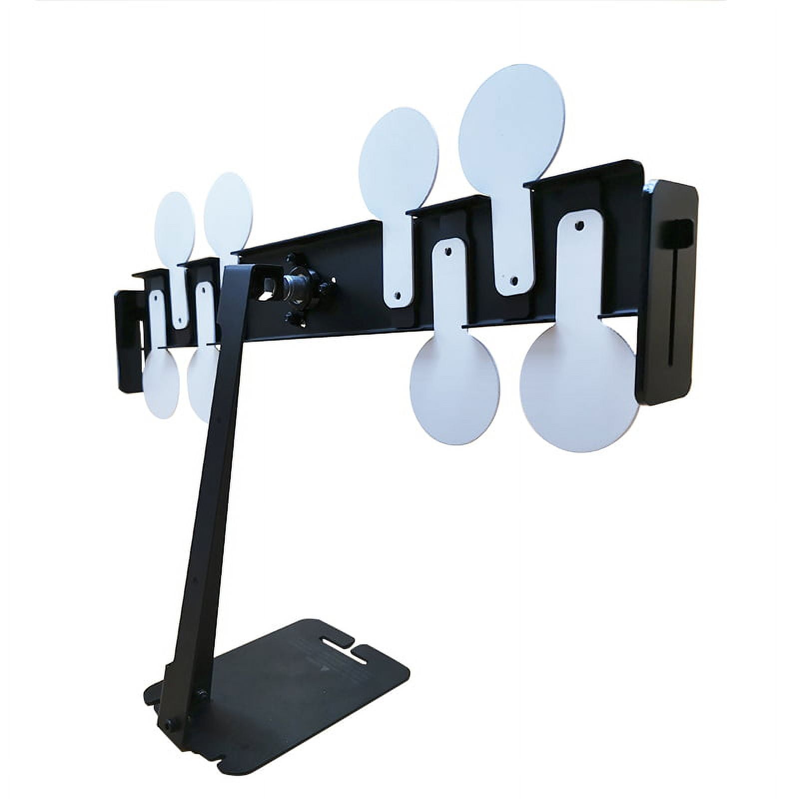 Atflbox Resetting and Rotate The Metal Shooting Target Stand with 8 Steel Plates for Airsoft BB Guns(Balance)
