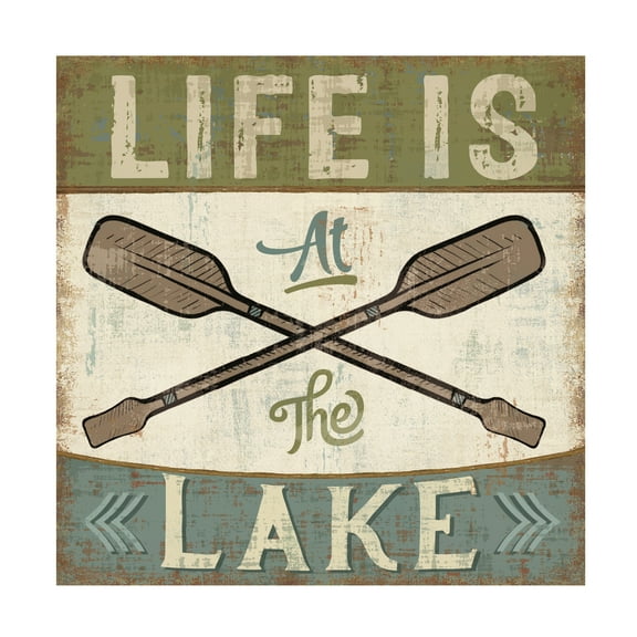 Trademark Fine Art 'By the Lake I' Canvas Art by Pela Studio