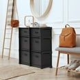 thumbnail image 4 of 6 Cube Storage Organizer, Black Storage Cubes Organizer Shelves, Sturdy Cubbies Storage Shelves with Cube Storage Organizer Bins, DIY Cube Shelf Organizer for Bedroom, Playroom, Office, & Dorm, 4 of 8