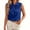 Blue-15, variant on Bow Tie Neck Tops for Women Sleeveless Silk Satin Blouses Dressy Casual Loose Fit Tops Spring Summer Dress Shirts