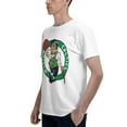 thumbnail image 4 of Boston Celtics T-Shirt à Manches Courtes Basique pour Hommes Mode Blanc Grand, 4 of 4