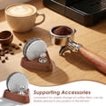 thumbnail image 3 of 3 Pack 53.3mm Espresso Puck Screen Set with Magnetic Extractor and Wooden Stand Stainless Steel Reusable Puck Screen Espresso Machine Accessories, 3 of 12