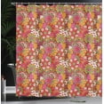 thumbnail image 3 of Ambesonne Colorful Shower Curtain, Floral Vibrant Art, 69"Wx84"L, Multicolor, 3 of 4