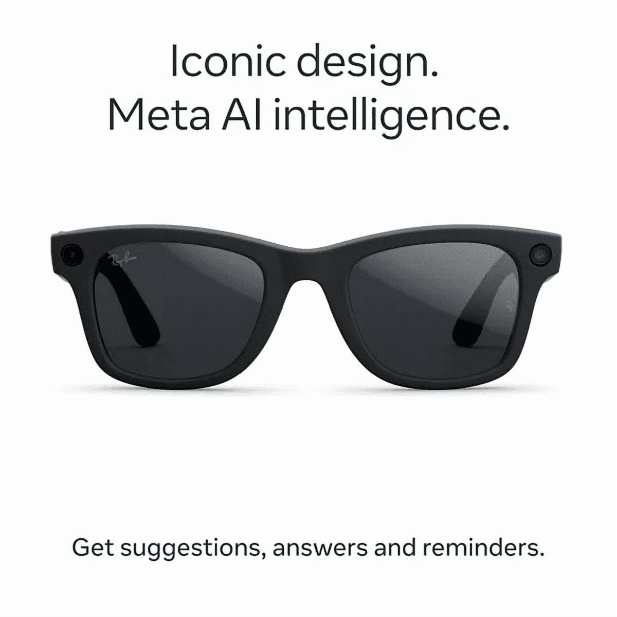 Ray-Ban | Meta Wayfarer (Gen 2) – Noir mat, verres Transitions® gris
