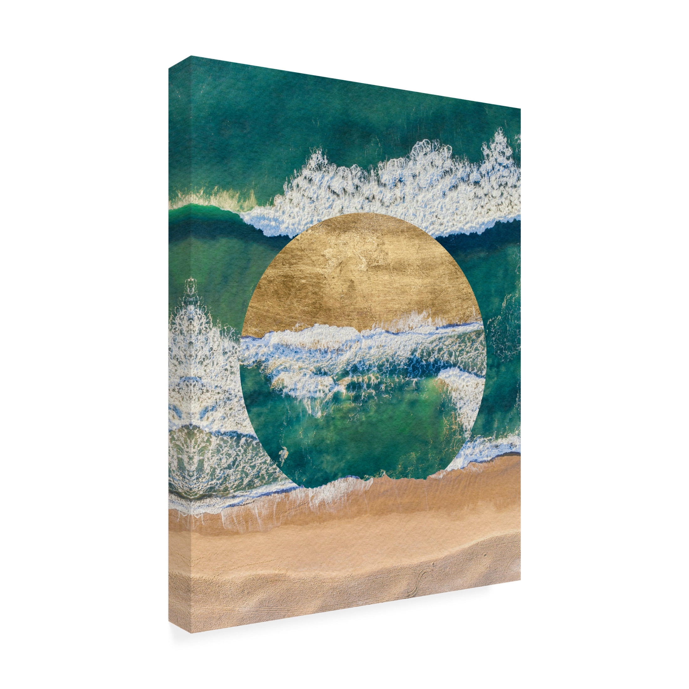Trademark Fine Art Grace Popp Breaking Shore III Canvas Wall Art
