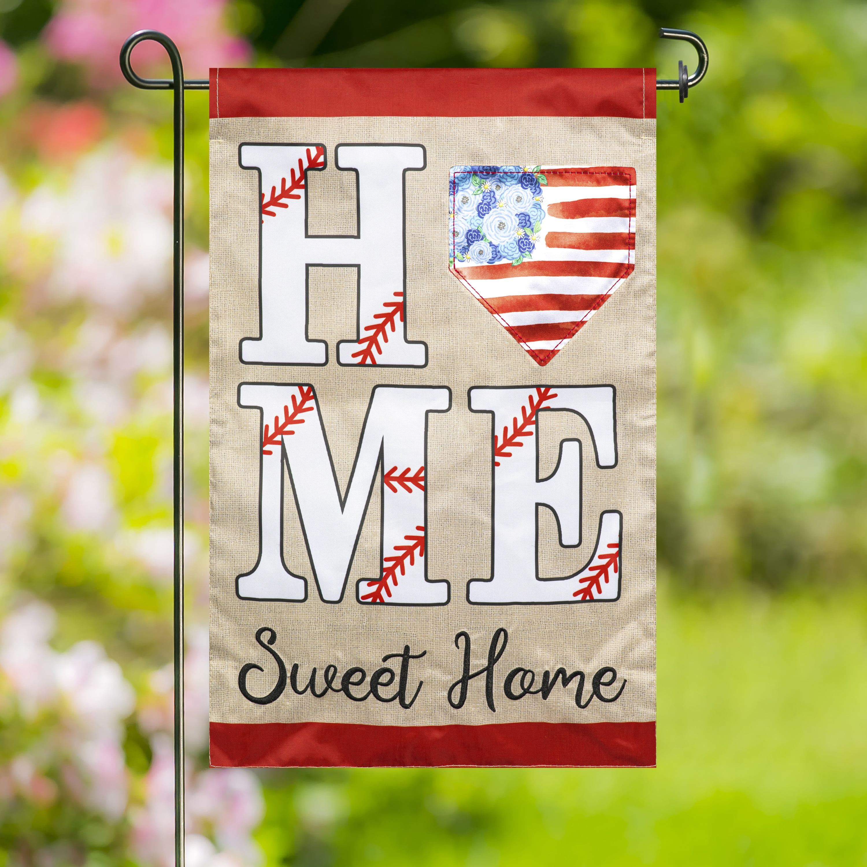 Meadow Creek 11.5" x 18" Spring Home Baseball Outdoor Yard Flag