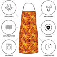 thumbnail image 6 of Pofeuu Autumn Maple Leaf Pile Print Aprons with Pockets, Cute Aprons for Kitchen, Cooking, Server, Barber, Chef Apron, 6 of 7