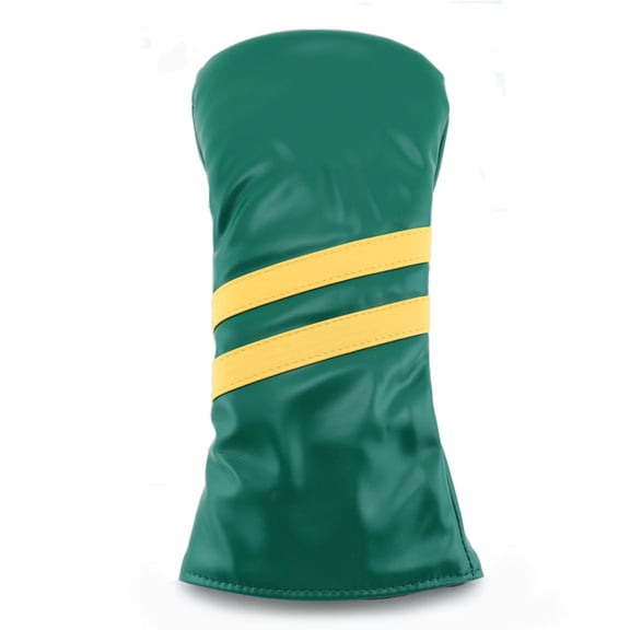 Hurricane Golf 2 Stripe Fairway Wood Headcover Green/Yellow Retro Look