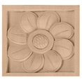 thumbnail image 1 of Ekena Millwork ROS05X05SFAL 5 Po x 5 Po H x 1 Po D Grande Rosette de Tournesol - Accent Architectural, 1 of 1