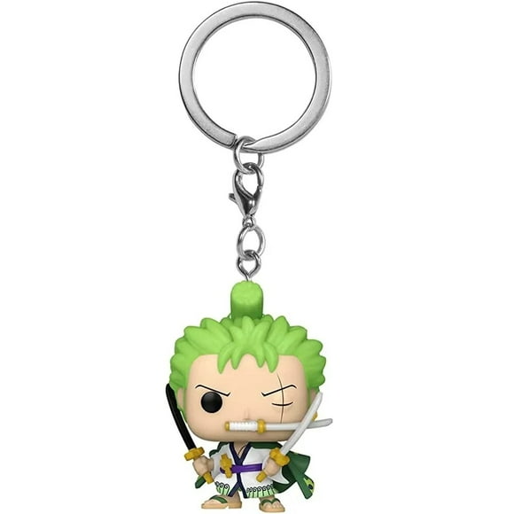 FUNKO POP One Piece Roronoa Zoro Tony Chopper Luffytaro Trafalgar LawKeychain Japanese Cartoon Anime Doctor Action Figures Toys with box-Zoro with box