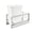 White, variant on Rev-A-Shelf Single Pullout 50 qt. Kitchen Trash Can with Soft-Close, 5349-1550DM-118