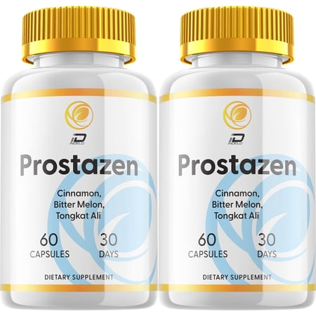 Prostazen Prostate Supplement for Men - Prostazem Advanced Energy Pills, Bladder Control Supplements, 2 Pack, 120 Capsules