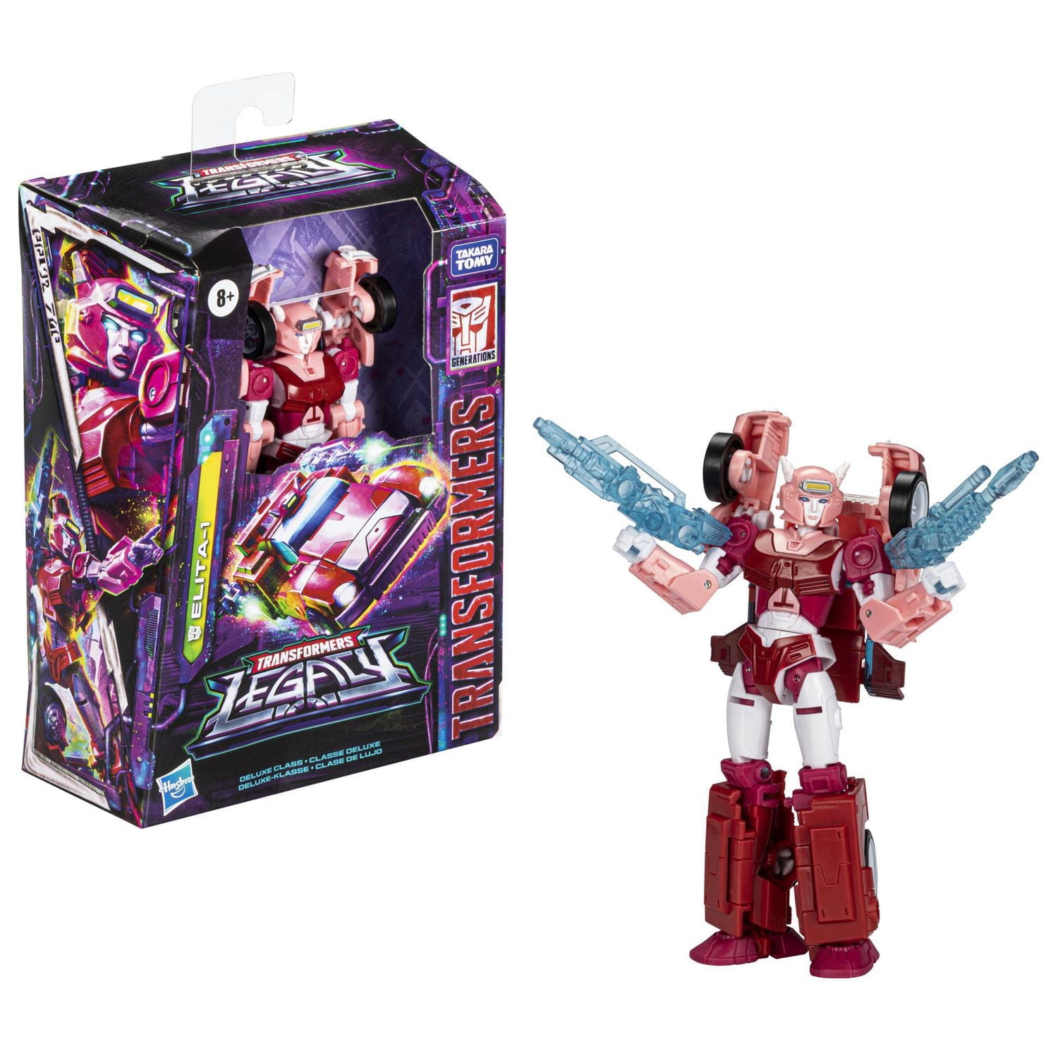 Transformers Toys Generations Legacy Deluxe Elita-1 Action Figure - Kids Ages 8 and Up, 5.5-inch