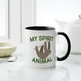 thumbnail image 4 of CafePress - My Spirit Animal - 11 oz Ceramic Mug - Novelty Coffee Tea Cup, 4 of 4