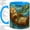 Blue, variant on Sea Otter Accent Mug, 11oz Ceramic Coffee Cup for Marine Animal Fans