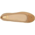 thumbnail image 5 of Sam Edelman Felicia Luxe Buff Tan Slip On Round Toe Flexible Wide Ballet Flats (Buff Tan, 10), 5 of 6
