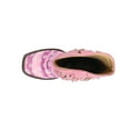 thumbnail image 4 of Roper Girls Double Fringe Glitter Metallic Square Toe Cowboy   Mid Calf Boo, 4 of 5