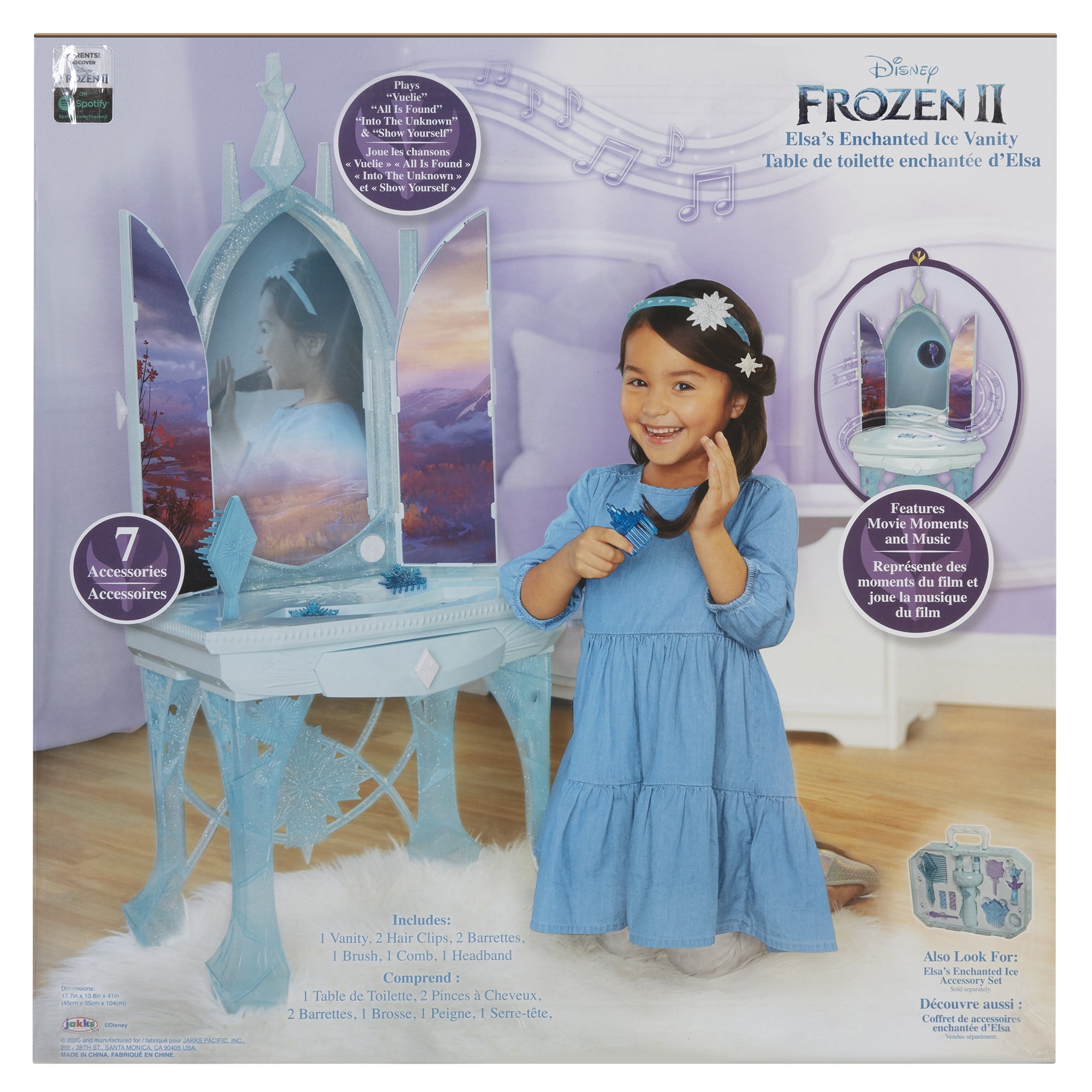 Disney Frozen 2 Elsa S Enchanted Ice, Disney Frozen 2 Elsa Vanity Playset