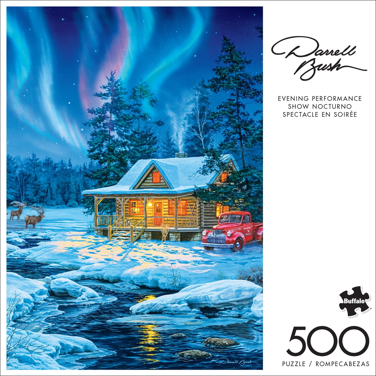 Buffalo Games 500-Piece Darrell Bush Evening Performance Adult Interlocking Jigsaw Puzzle