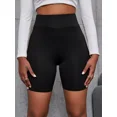 thumbnail image 4 of Short Licra Biker Casual Deportivo Cintura Alta Mujer Negro, 4 of 6