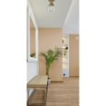 thumbnail image 4 of Innovations Lighting  Nouveau 2 Beacon - 1 Light 6" Semi-Flush Mount Clear/Brushed Brass, 4 of 5