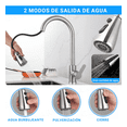 thumbnail image 3 of Llave Mezcladora De Fregadero Grifo Cocina Tarja Inoxidable Xtellar negro, 3 of 3