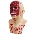 thumbnail image 4 of Máscara para disfraces de Halloween, cara podrida, zombi, látex, 4 of 4