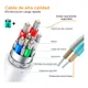 thumbnail image 5 of Paquete 10 Cables Tipo C A Tipo C Carga Rápida 2.4a U-volt, 5 of 8