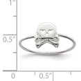thumbnail image 3 of 925 Sterling Silver Skull Crossbones Ring, 3 of 7