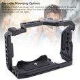thumbnail image 3 of Camera Cage, 3/8inch 16 Threaded Holes Anti Slip Pads Locating Hole Aluminum Video Camera Rig  for Accessory, 3 of 7