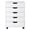 White, variant on HaloHarness Square Side Table with Storage 3 Tier Small End Table 16 x 16 Inch Wooden X-Design Table Nightstand for Living Room Bedroom Office Nursery Entryway, White/Black
