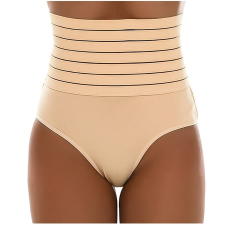 Mrat Seamless Underwear Mid-high Waisted Briefs Panty Women s High Waist Briefs Shaping Underwear Safety Trousers Body Shaping Underpants High Waisted Briefs Ladies