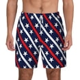 thumbnail image 2 of Goofa Patriotic Star Printed Men's Swim Trunks Board Shorts Quick Dry Mens Swimming Trunks with Compression Liner,Breathable Fit Hawaii Beach Shorts-Small, 2 of 9