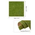 thumbnail image 2 of Artificial Grass Mat 19.7" x 19.7" Lawn Green Realistic Fake Turf for Garden, Lawn Decoration Sand Table, 2 of 5