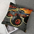 thumbnail image 7 of Monster Truck Boys Style Throw Pillow CoversDecorative Pillowcases Soft Cushion Covers for Sofa Couch Bed Home Decor, 7 of 7