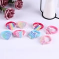 thumbnail image 4 of Hair Tie Star Sparkle 20PCS Elastic Cute Hair Rope Ponytail Holder for Children, 4 of 10