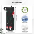 thumbnail image 4 of Goofa Amanita Mushroom for Insulated Kettle 18oz Water Bottle Insulated Tumbler with Handle & Flip Straw - Fits in Cup Holder, Leak Resistant Tumbler, 4 of 8