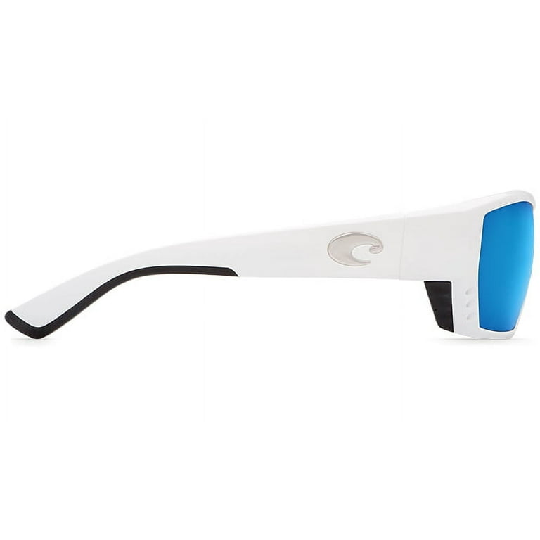 Costa Del Mar Tuna Alley White Blue Mirror 580 Glass Polarized Lens TA25OBMGLP e