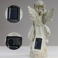 thumbnail image 3 of Outdoor Figurine Ornament, Beautiful Resin Solar Angel Statue Automatic With Night Light For Porch For Garden, 3 of 8