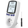 thumbnail image 1 of Toma de corriente para vatímetro, medidor de energía de 185 V ~ 264 V, medidor de consumo de energía, toma de corriente para monitor de uso de electricidad con pantalla LCD, 1 of 5