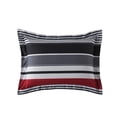 thumbnail image 2 of Mainstays All in One Reversible Comforter and Sheet set- 5 Piece, Twin, Red and Black Stripe, 2 of 8